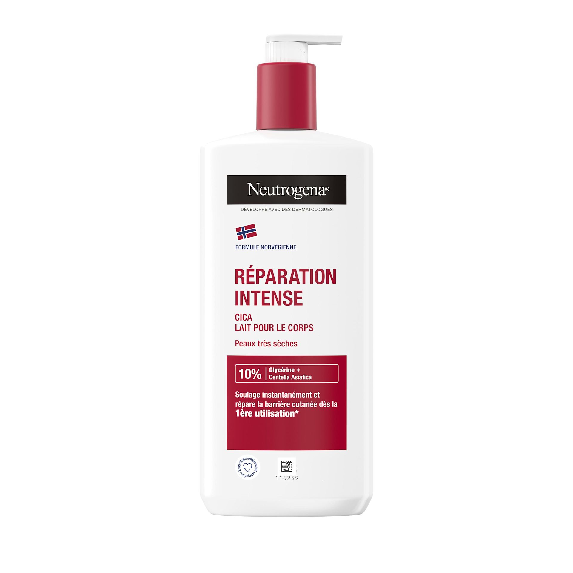 Lait corporel réparation intense 400ml