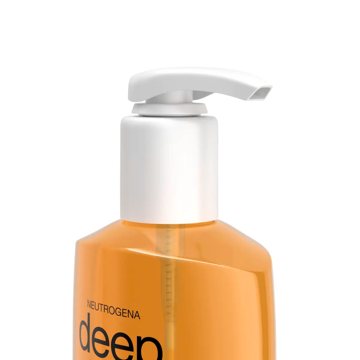 Neutrogena® Deep Clean Facial Cleanser top pump dispenser image on a white background