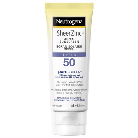 Écran solaire NEUTROGENA Sheer Zinc® Corps