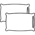 2 pillows icon