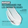241127 411NTG UG Moisturiser Digital CA FR ML-04 Trace du produit sur fond bleu avec la mention « Marque recommandée par les dermatologues »
