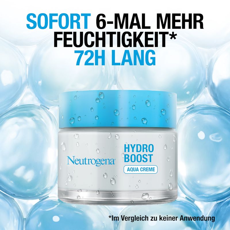 Sofort 6-mal mehr Feuchtigkeit 72h lang
