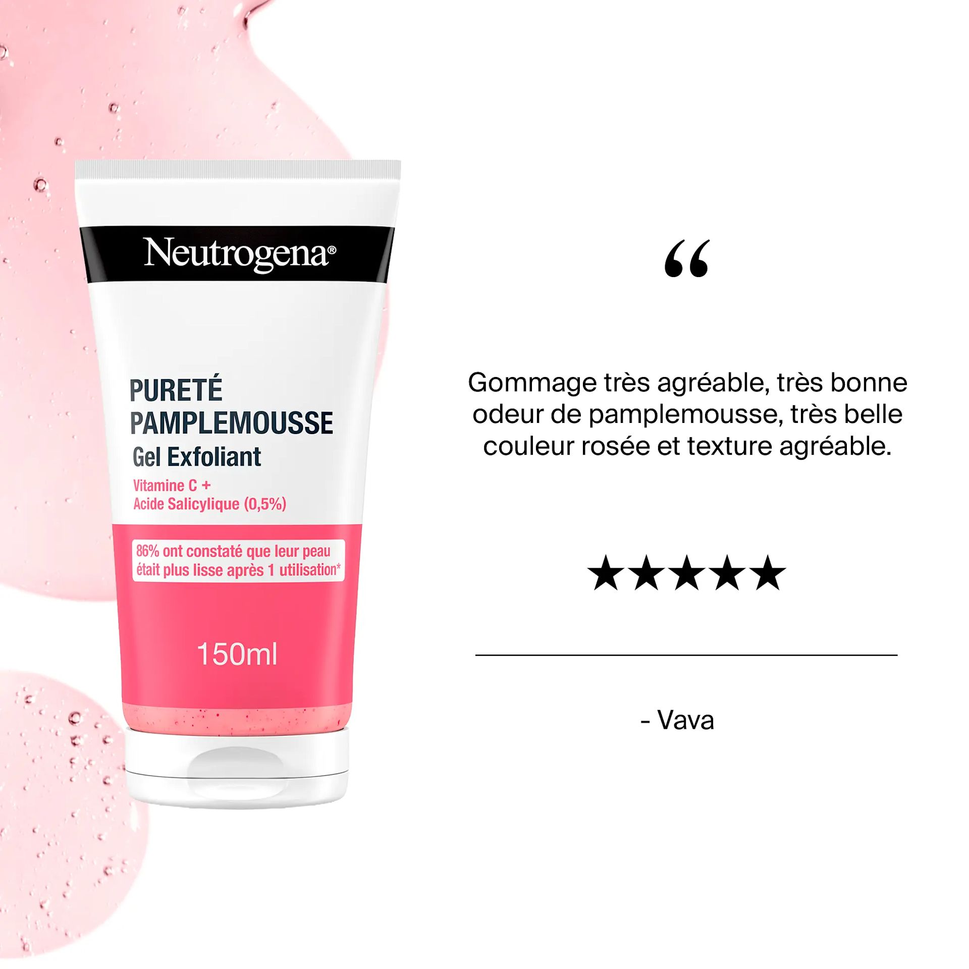 Pureté Pamplemousse : gel exfoliant