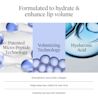Formulated to hydrate & enhance lip volume with patented micro-peptide technology, volumizing technology, and hyalouronic acid