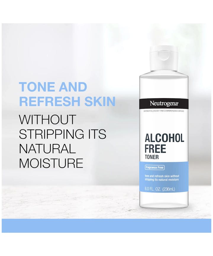 Neutrogena® Alcohol-Free Toner: Tone and Refresh skin without stripping its natural moisture