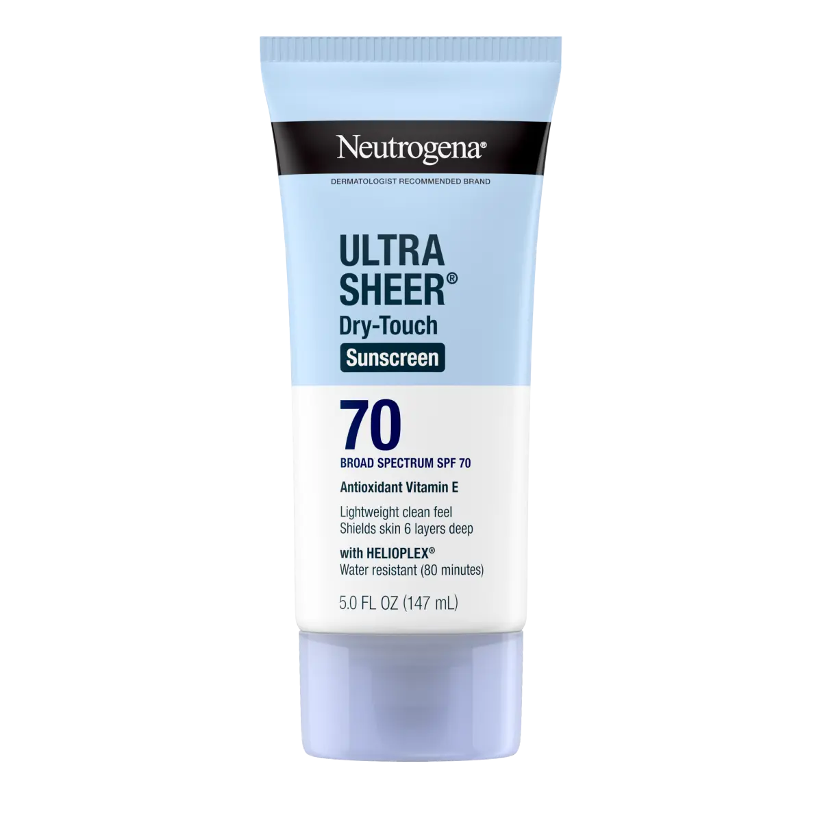 Neutrogena Ultra Sheer Dry-Touch Sunscreen Lotion SPF 70, 5 fl oz lotion