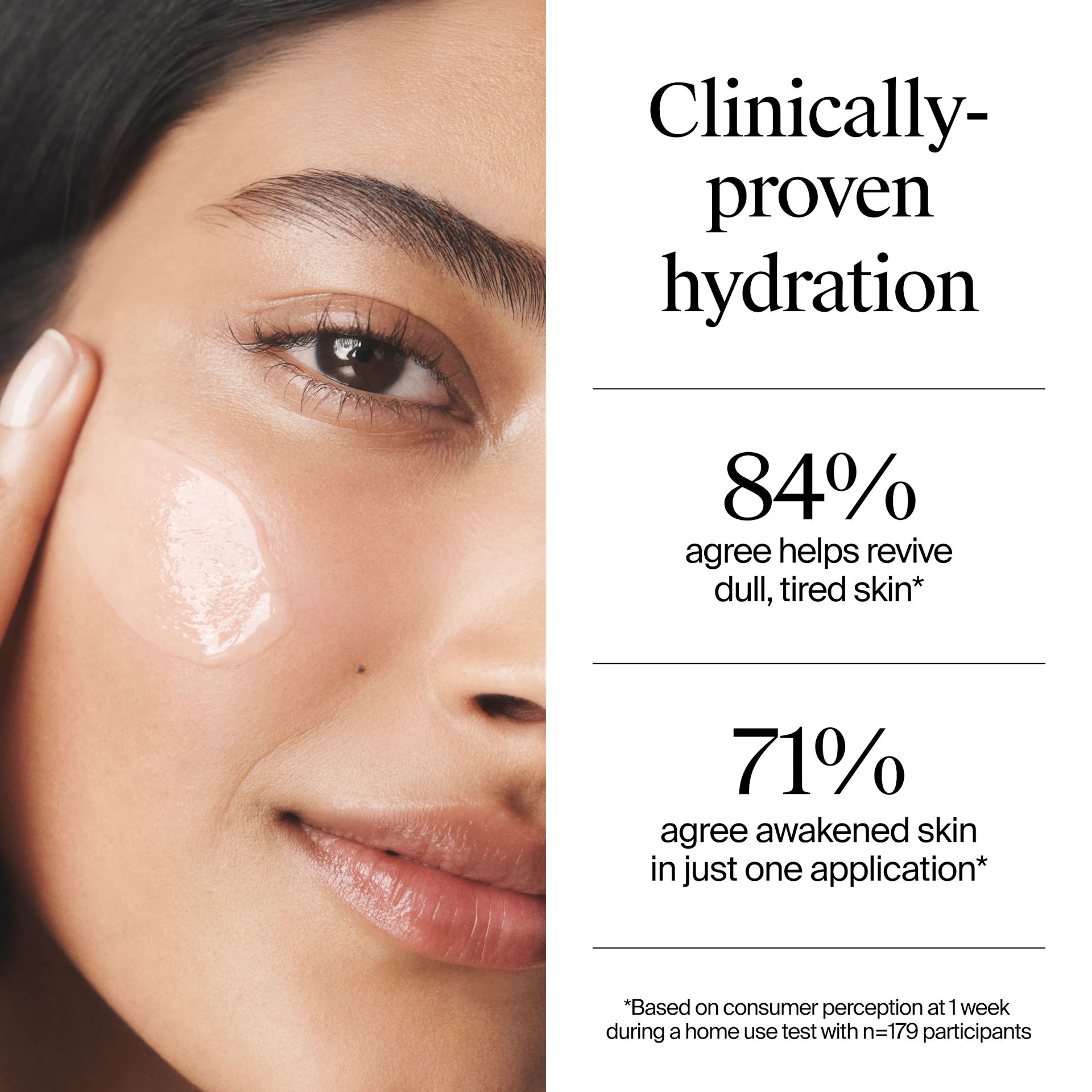 Hydro Boost Hyaluronic Acid Water Gel provides Clinically-proven hydration. 84% agree helps revive dull tired skin. 71% agree awakened skin in just one application