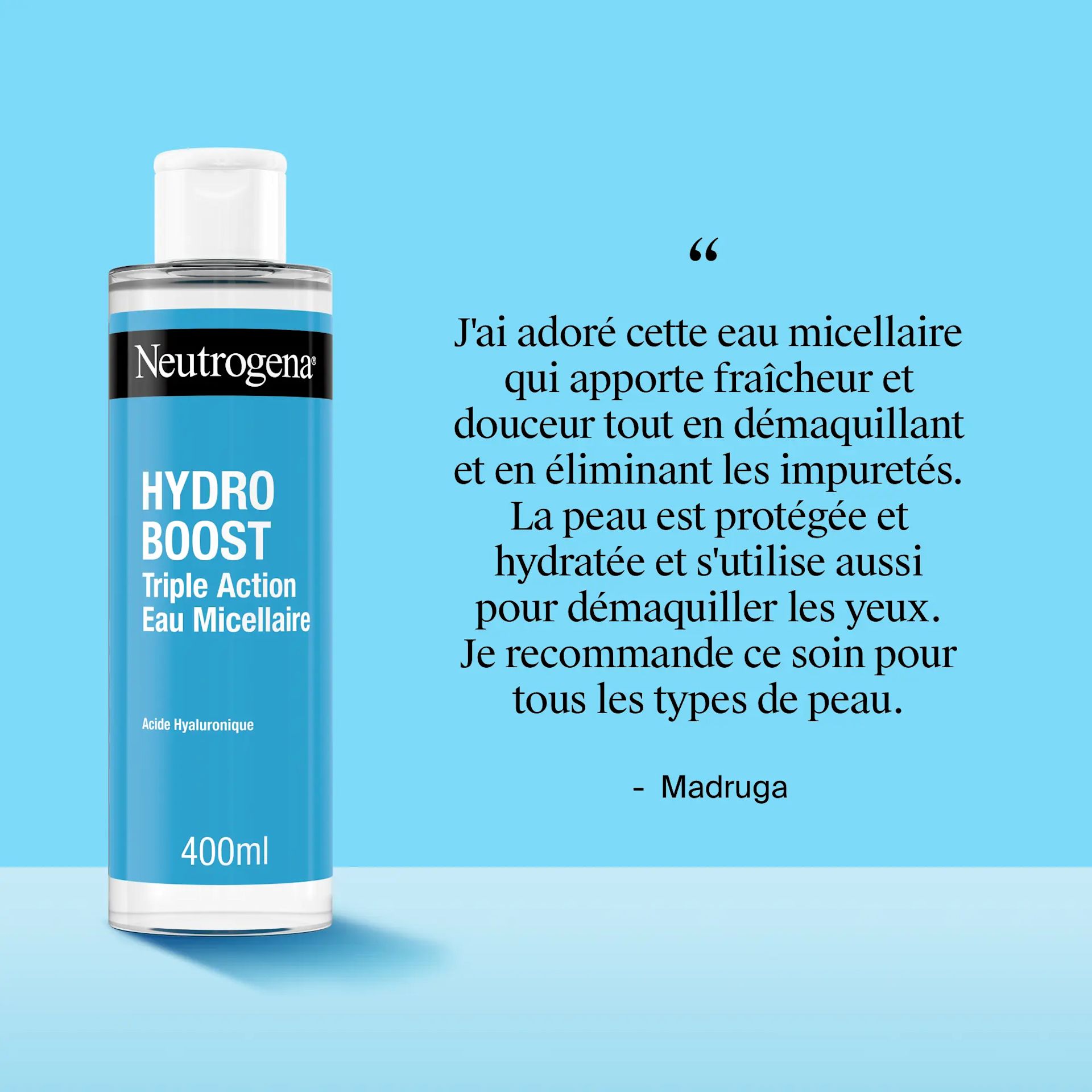 Hydro Boost ® : Eau Micellaire Triple Action