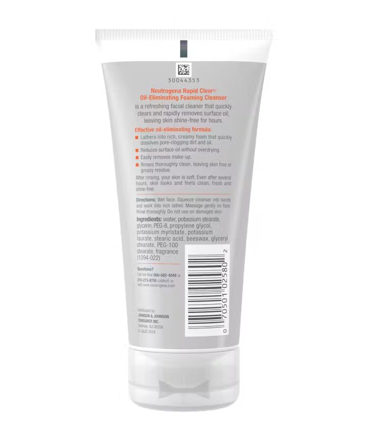 Rapid Clear Oil-Eliminating Foaming Cleanser 