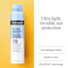 Neutrogena® Ultra Sheer® Body Mist Sunscreen SPF 70; ultra-light, invisible sun protection