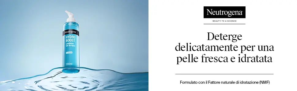 Deterge delicatamente per una pelle fresca e ideatata