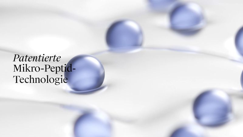 Grafik visualisiert kleine Peptide für optimale Aufnahme zur Unterstützung des Kollagens