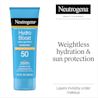 Neutrogena® Hydro Boost SPF 50 Tube: Weightless hydration & sun protection; layers under makeup