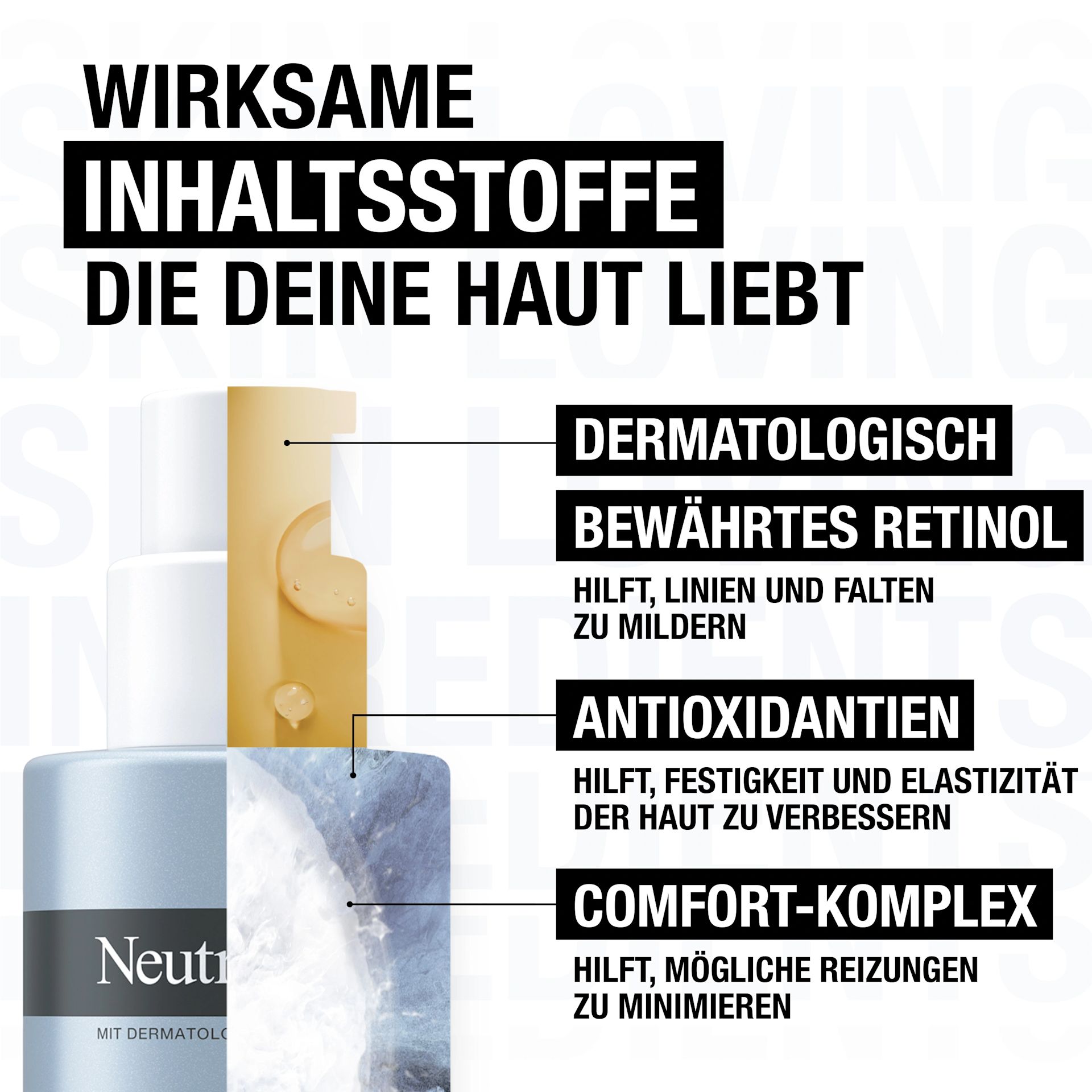 Wirksame Inhaltstoffe die Deine Haut liebt