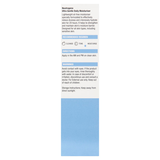 Neutrogena® Ultra Gentle Daily Moisturiser Sensitive - Image 2 - Neutrogena - en-AU