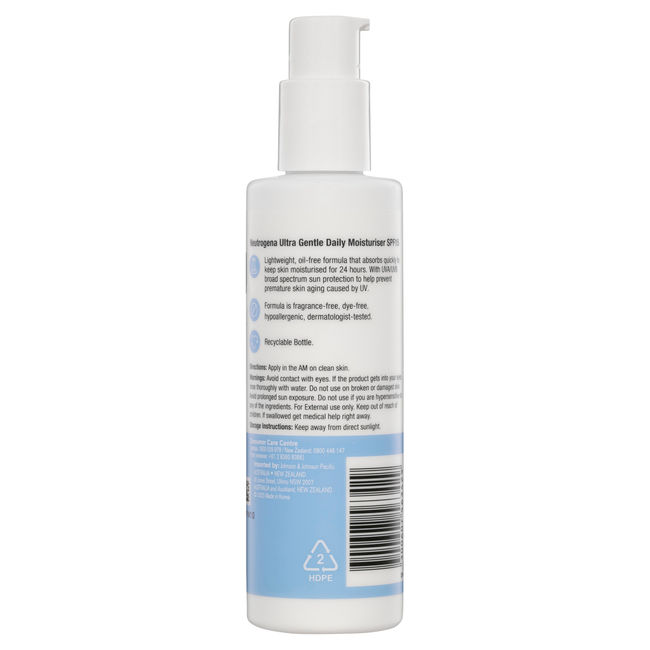 Neutrogena® Ultra Gentle Daily Moisturiser SPF15 100mL - Image 6 - Neutrogena - en-AU