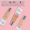 Three Neutrogena® tinted moisturizer tubes for combo skin with vitamins C and E