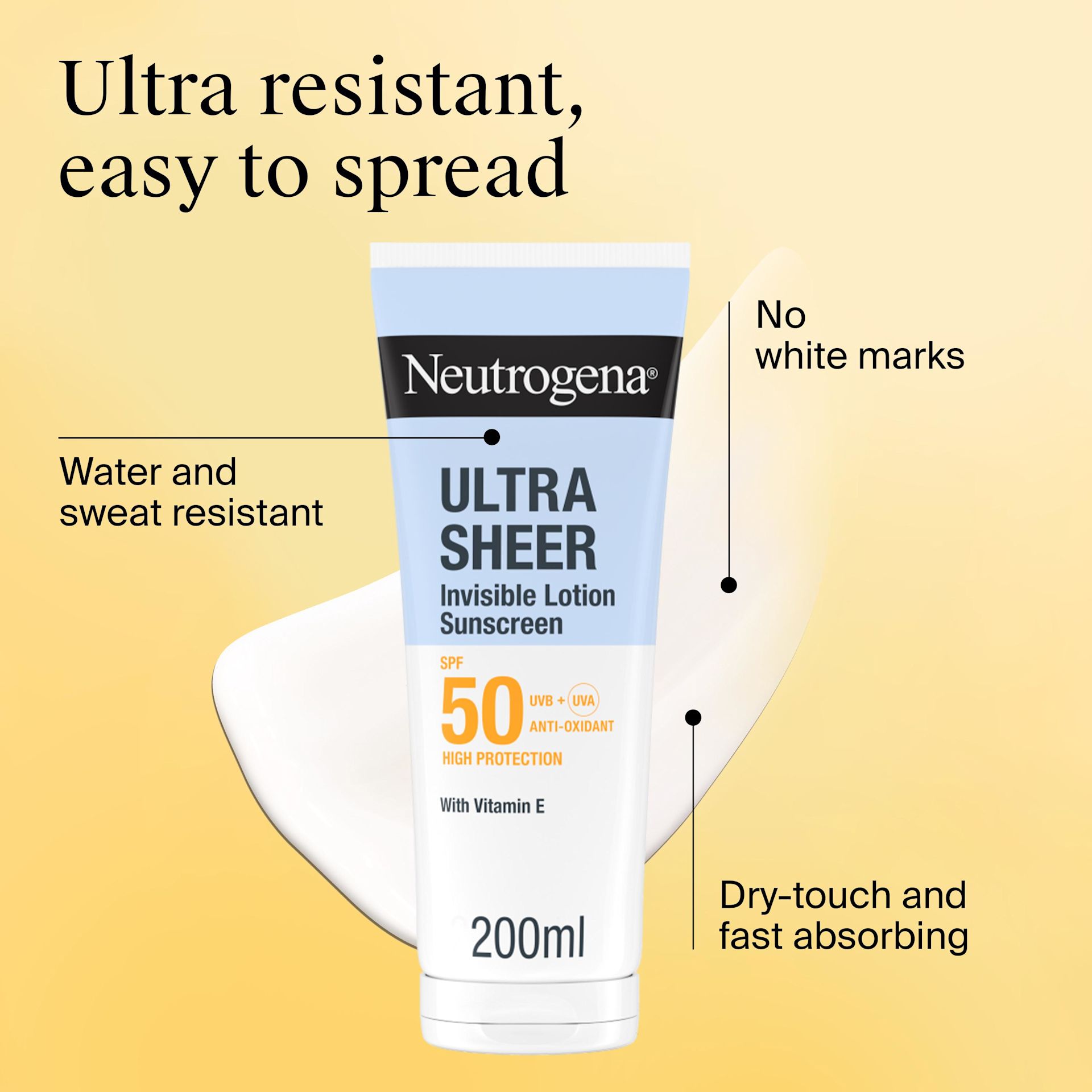 Neutrogena® Ultra Sheer Invisible Hydrating Lotion Sunscreen SPF50 - img3