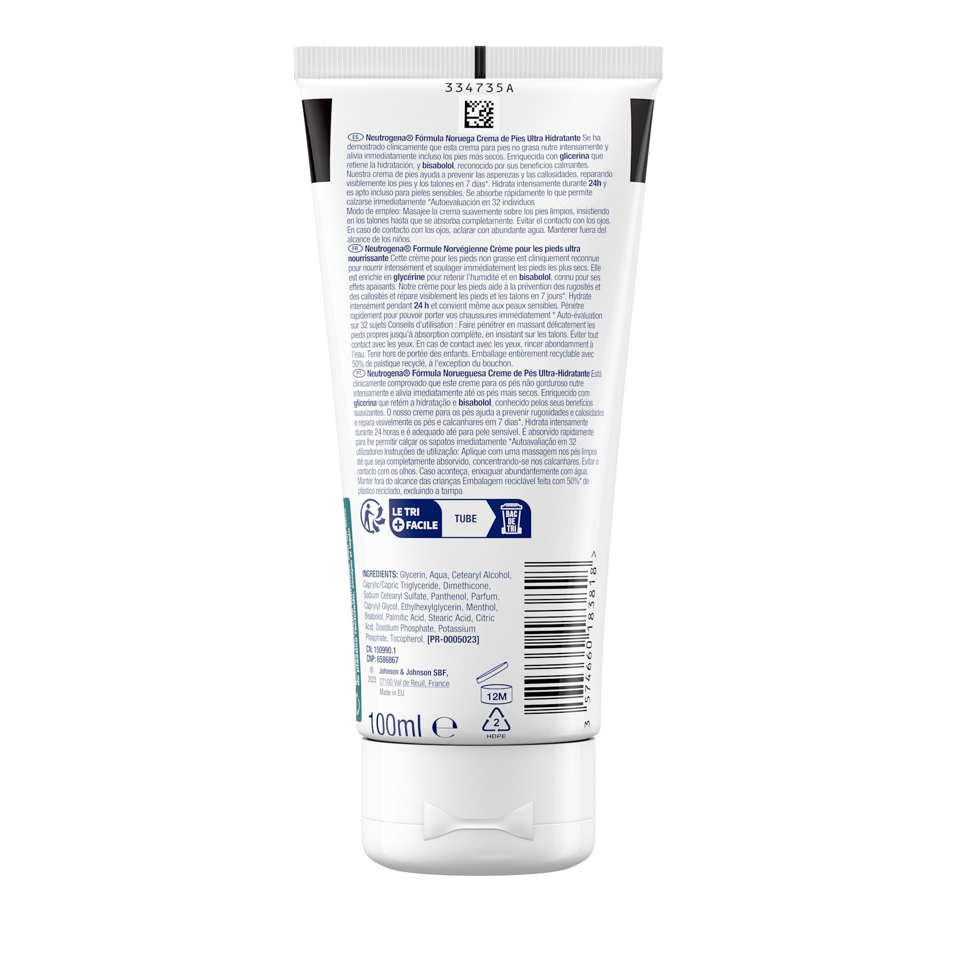 NTG EMEA 3574660183818 90214401 SEF Nourish Foot Cream 100ml 005