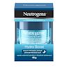 The front shot of NEUTROGENA® Hydro Boost Night Pressed Serum, 48g jar in its package