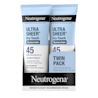 Neutrogena Ultra Sheer Dry-Touch SPF 45 Sunscreen Lotion, two, Two 3 fl. oz 