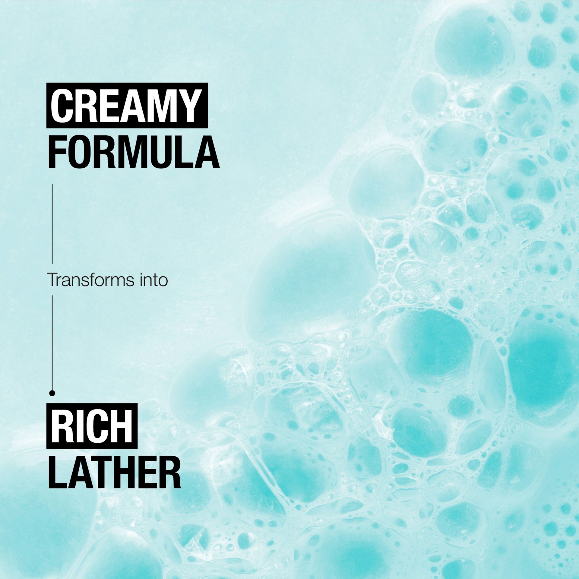 Face wash bubbles