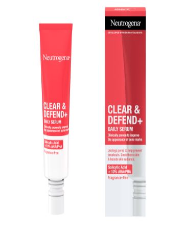 Neutrogena<sup>®</sup> <br>Clear & Defend+ Daily Serum