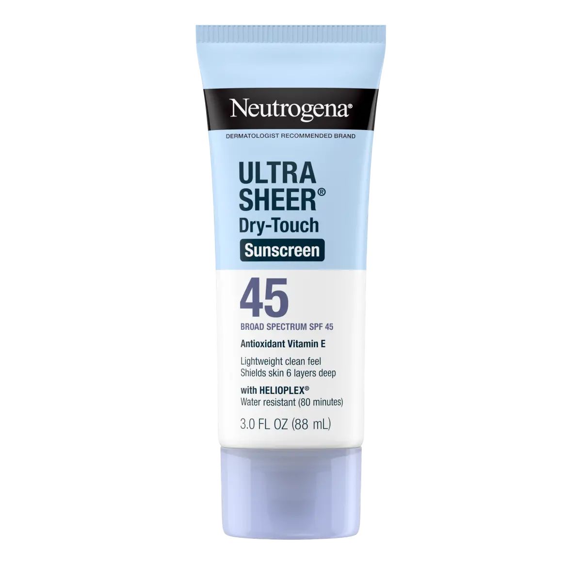 Neutrogena Ultra Sheer Dry-Touch Sunscreen Lotion Broad Spectrum SPF 45, 3 Fl. Oz