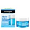 Front shot of NEUTROGENA® Hydro Boost Gel Cream Extra Dry, glass jar, 50 mL and its packaging 