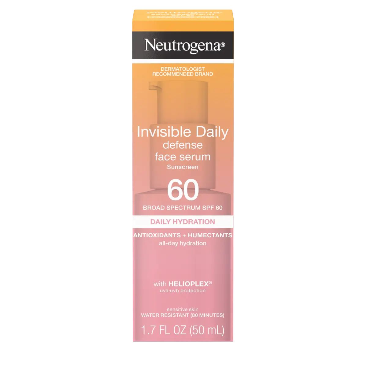 Neutrogena Invisible Daily Defense Face Serum SPF 60+