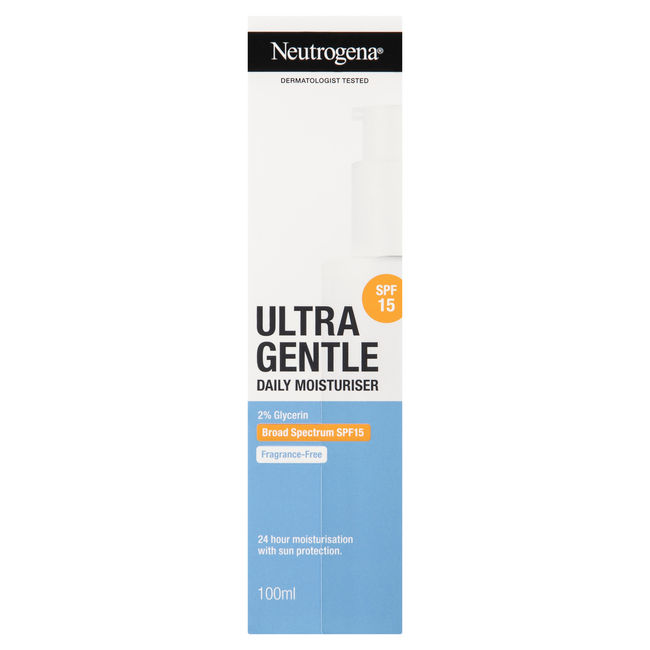Neutrogena® Ultra Gentle Daily Moisturiser SPF15 100mL - Image 1 - Neutrogena - en-AU