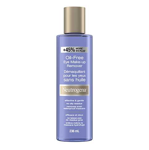 Large size of Neutrogena Oil-Free Eye Make-up Remover bottle, 236 ml