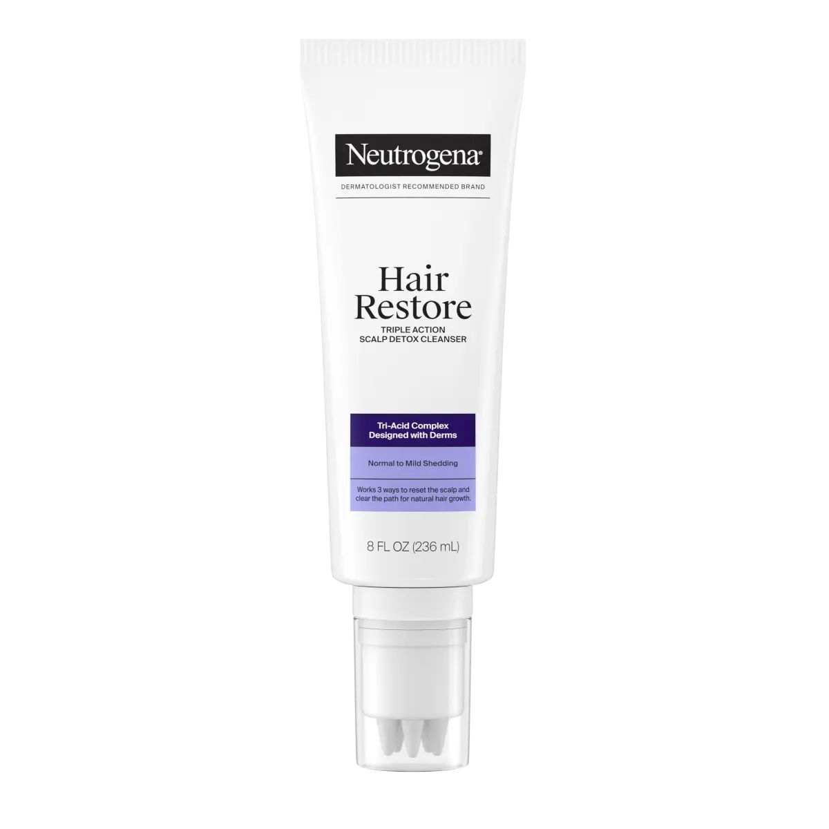 Hair Restore Triple Action Scalp Detox Cleanser Front of Packaging
