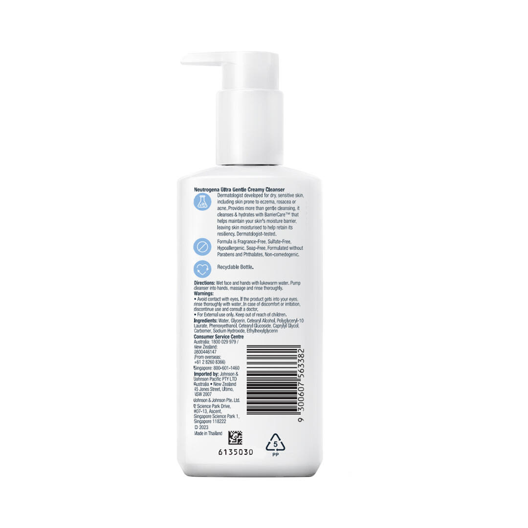 Neutrogena® Ultra Clean Creamy Face Cleanser - Image 2 - Neutrogena