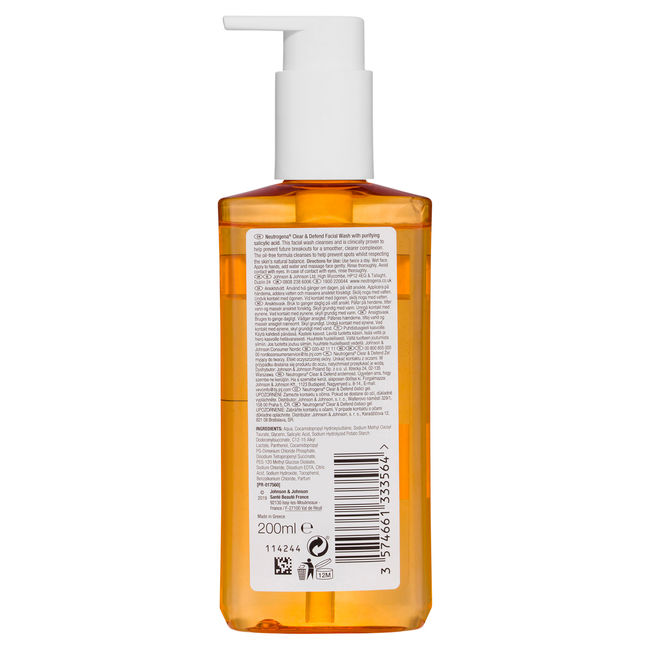 Neutrogena® Clear & Defend Gel Cleanser 200mL - Image 2 - Neutrogena - en-AU