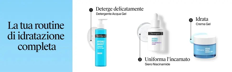 La tua routine di idratazione completa