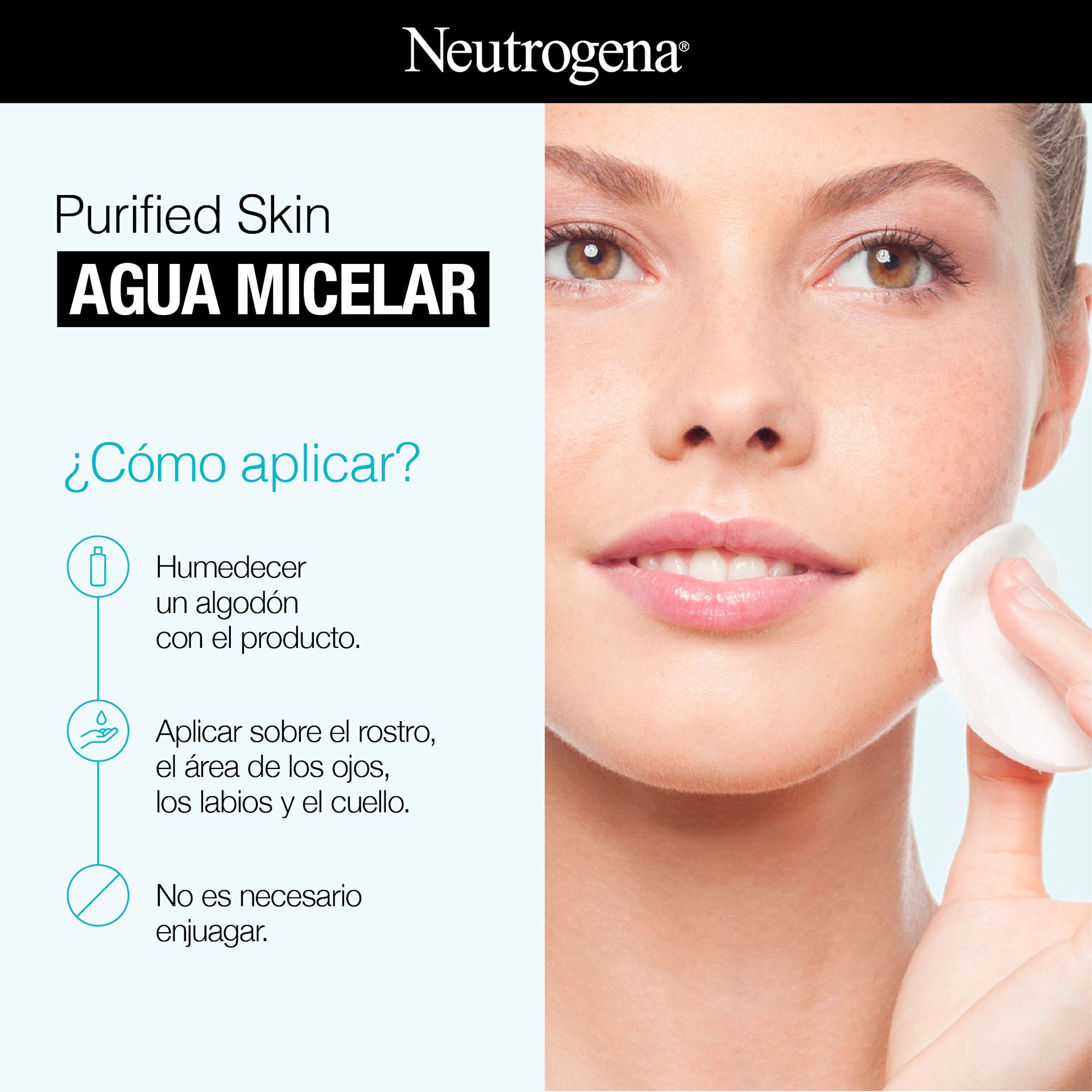 NEUTROGENA® PURIFIED SKIN® Agua Micelar 7 en 1 - Image 8 - Neutrogena - es-AR