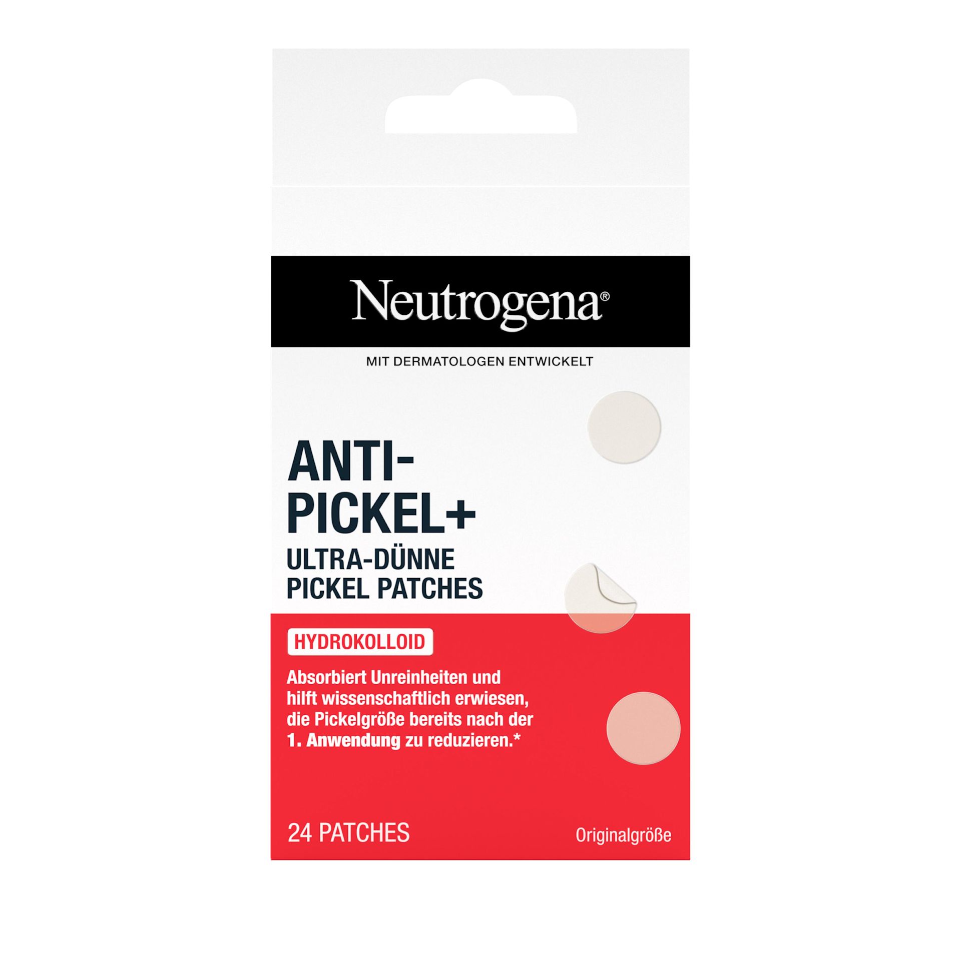 Anti Pickel+ Ultra-dünne Pickel Patches Packshot von vorne