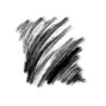 Neutrogena® Intense Gel Eyeliner, Jet Black 10 color stroke on a white background