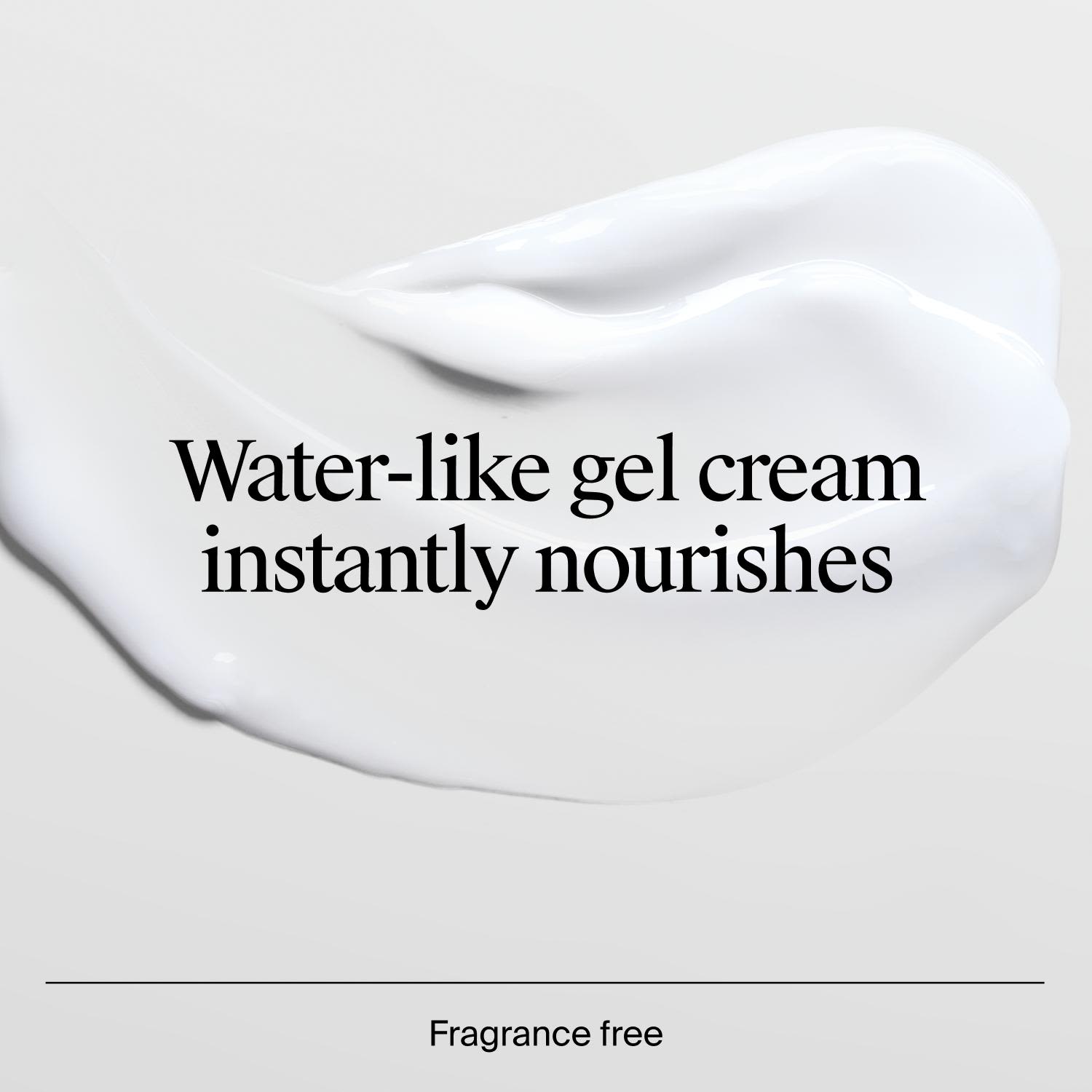 Gros plan sur une trace de gel-crème Neutrogena Hydro Boost.