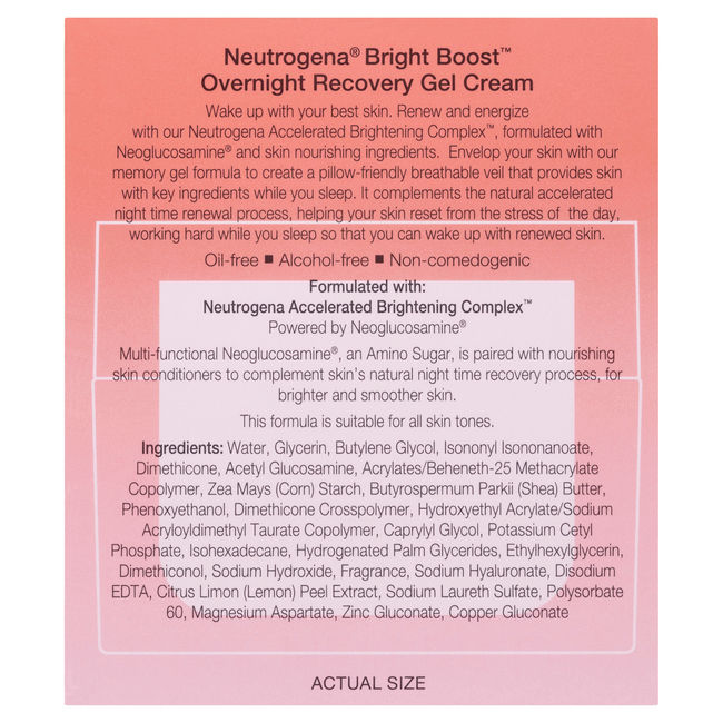Neutrogena® Bright Boost Overnight Recovery Gel 50g - Image 3 - Neutrogena - en-AU