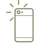 Icône de téléphone cellulaire