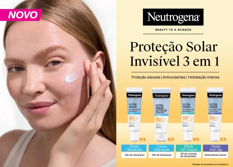 Proteção Solar Invisível 3 em 1