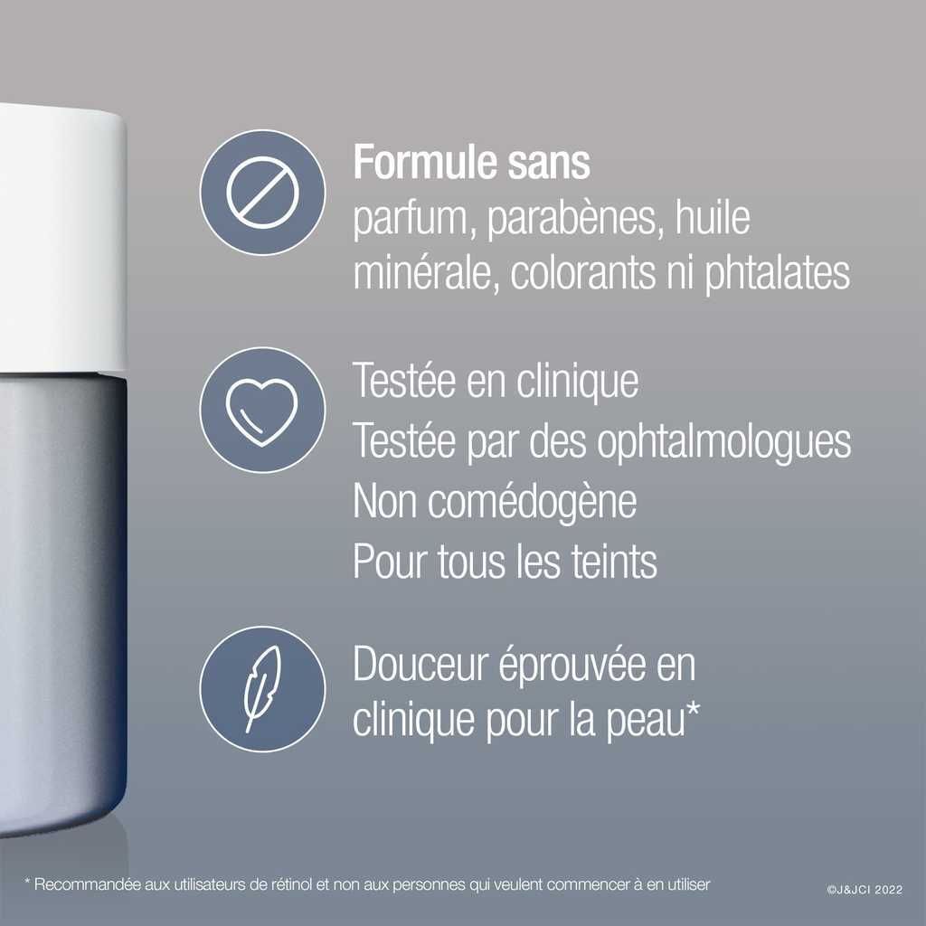 00062600492364 neutrogena rapidw Texte disant «Formule sans parfum, parabènes, huile minérale, colorants ni phtalates» et «Testée en clinique, testée par des ophtalmologues»