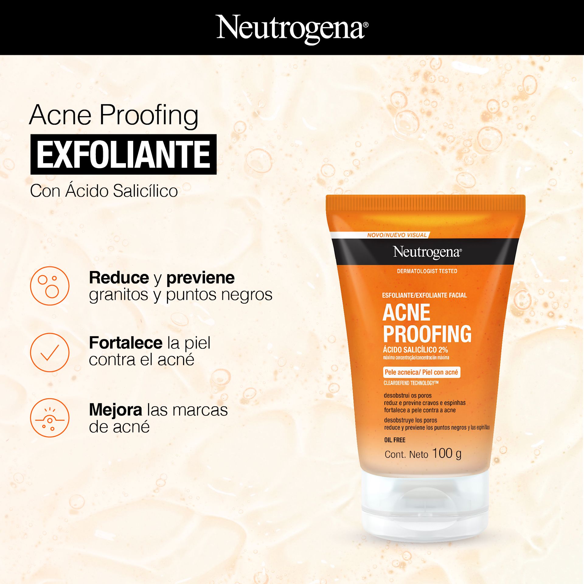 Acne Proofing EXFOLIANTE Con Ácido Salicílico
