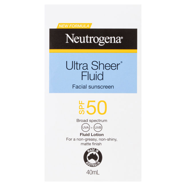 Neutrogena® Ultra Sheer Face Fluid SPF 50 40mL - Image 2 - Neutrogena - en-AU