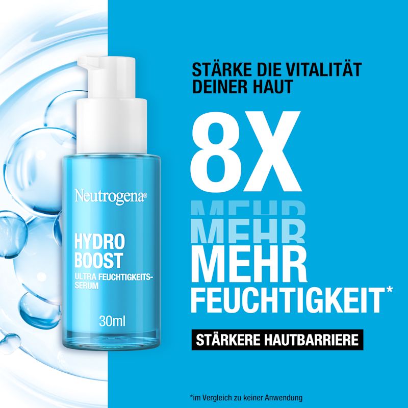 Stärke die Vitalität deiner Haut, 8x mehr Feuchtigkeit