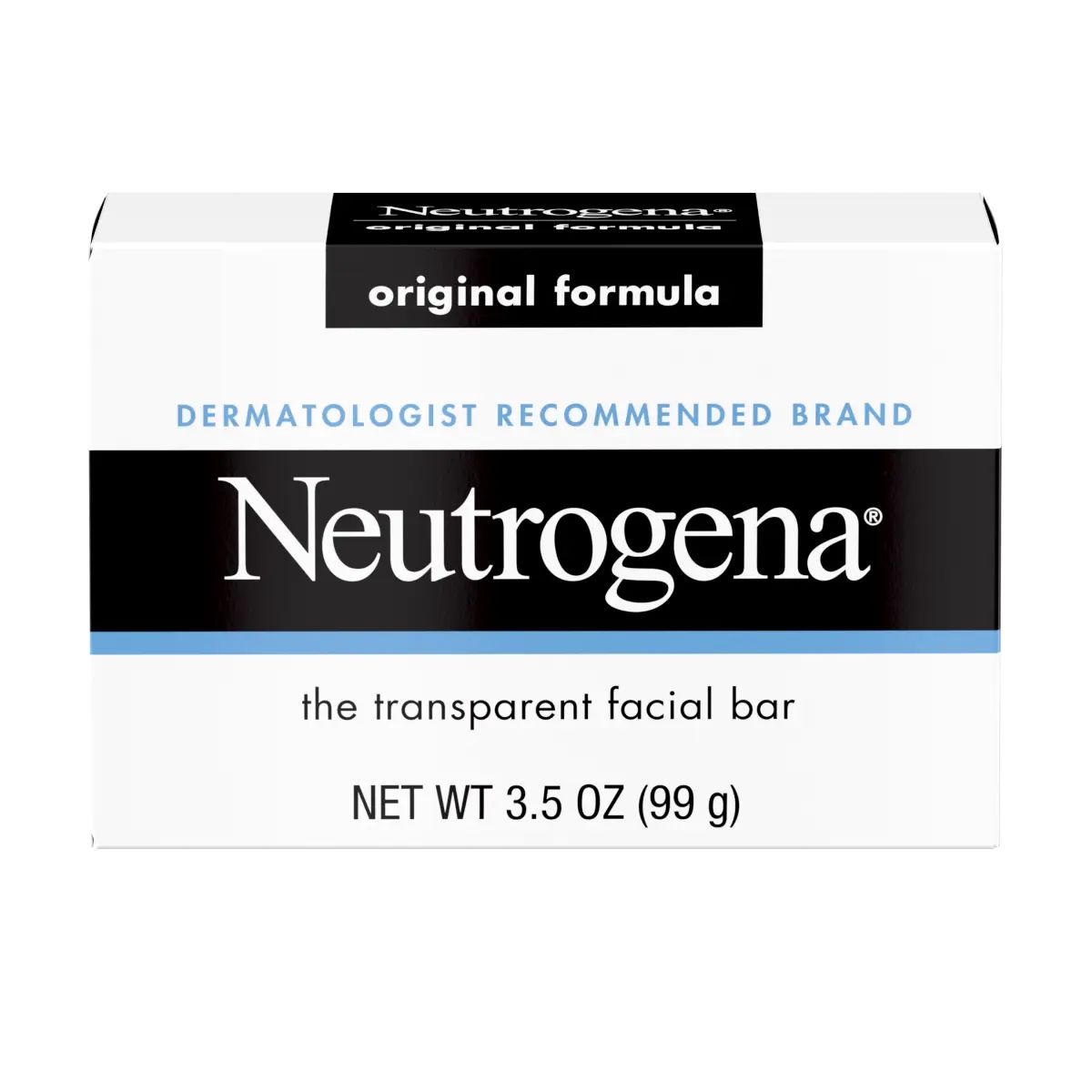 Neutrogena Original Amber Bar Fragrance-Free Facial Cleansing Bar