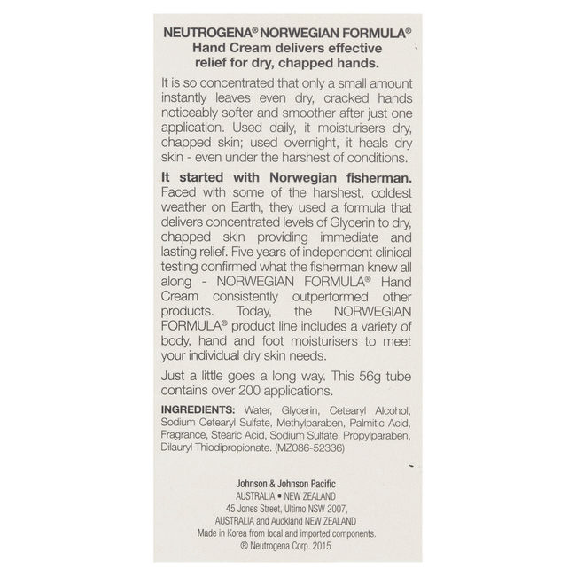 Neutrogena® Norwegian Formula Hand Cream (Fragranced) 56g - Image 3 - Neutrogena - en-AU