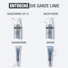 Entdecke die ganze Linie: Tagescreme LSF 15, Nachtcreme, Augencreme, Serum